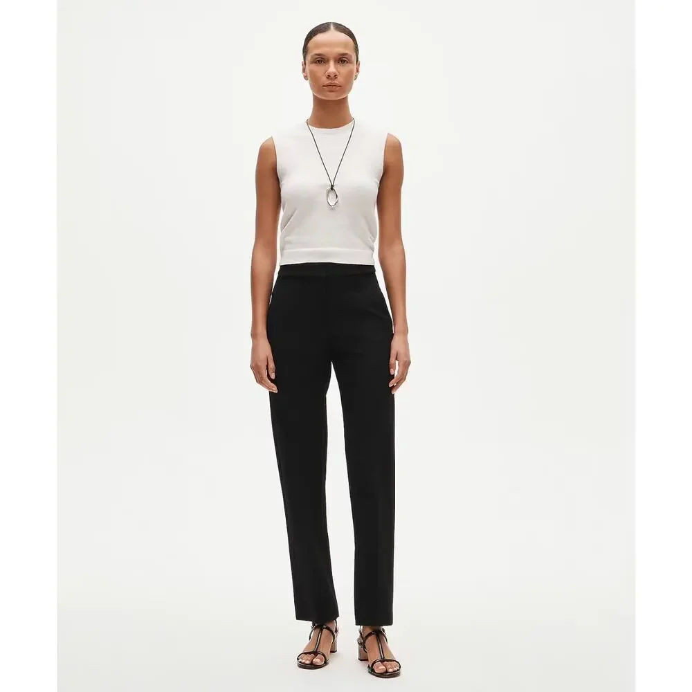 J. Crew Kate straight-leg pant in four-season stretch Black NWT size 12T